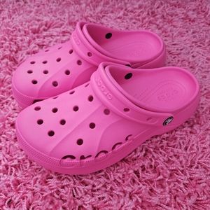 Hot Pink Crocs Size 10 Womens